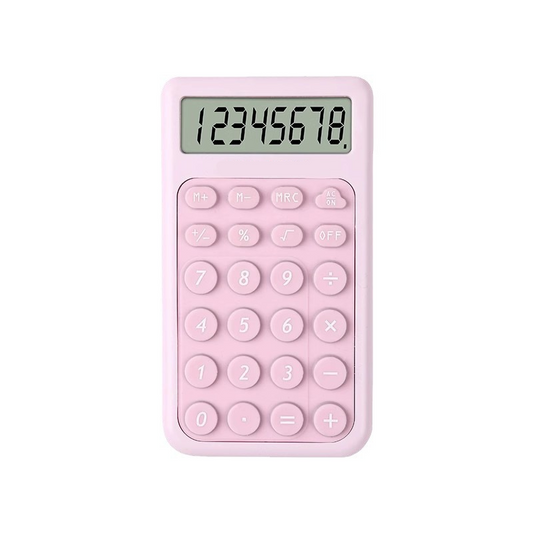A stylish and affordable calculator for office use, perfect for students and the internet, a cute mini calculator.