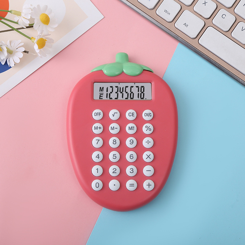 High-value, creative, cute cat paw cartoon portable calculator for finance, office, and student use.