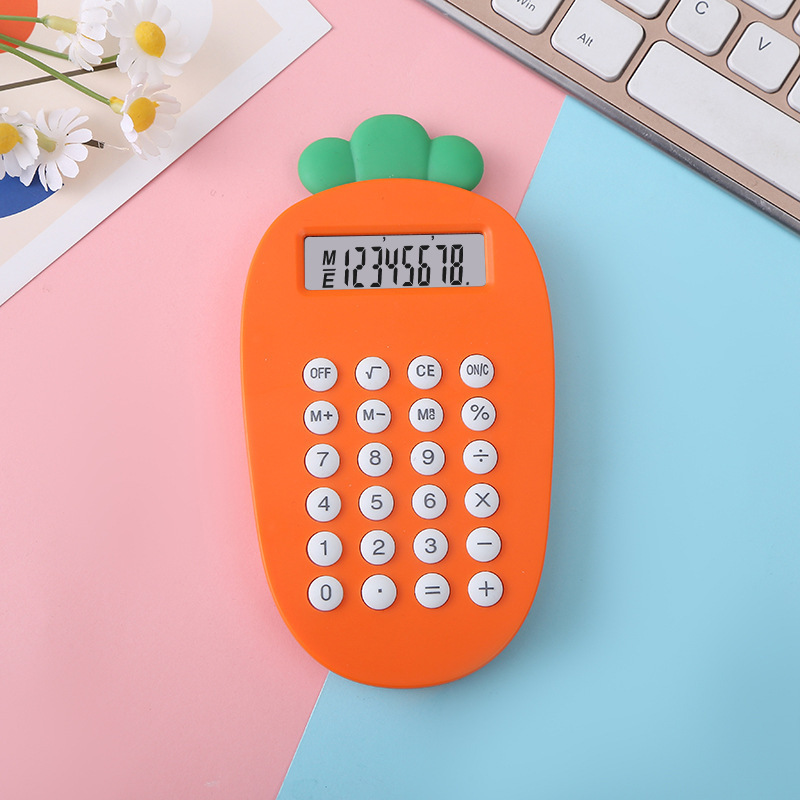 High-value, creative, cute cat paw cartoon portable calculator for finance, office, and student use.