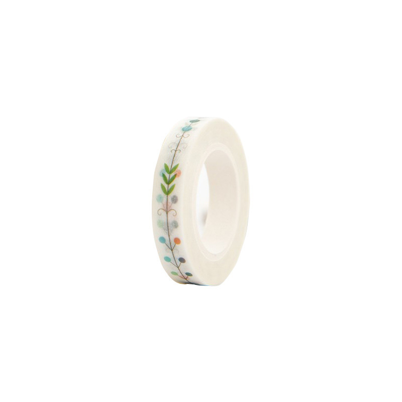 Practical thin dividing line mini washi tape planner border decoration, fresh narrow border version, writable collage sticker