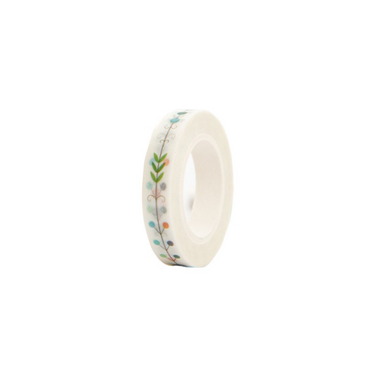 Practical thin dividing line mini washi tape planner border decoration, fresh narrow border version, writable collage sticker