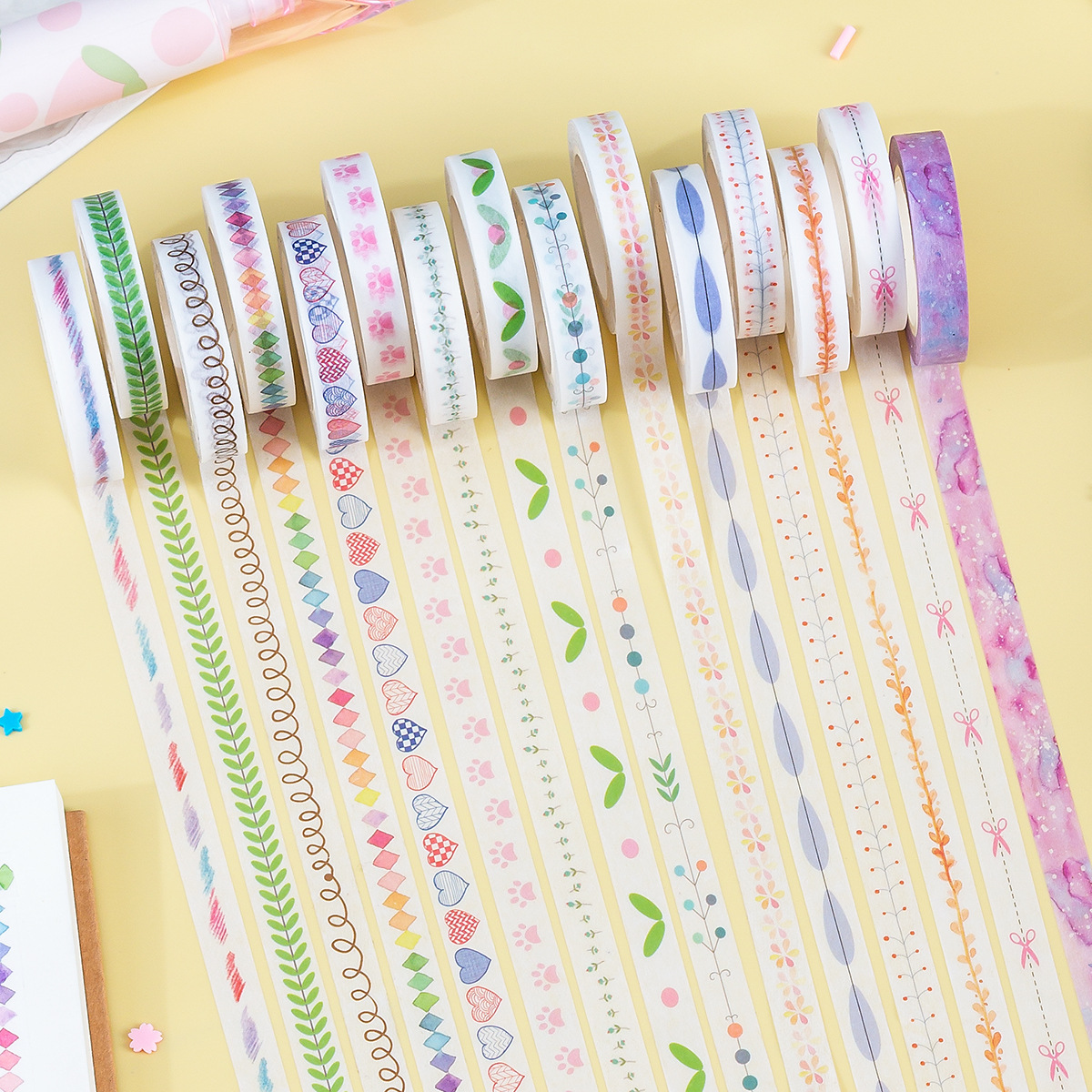 0.8cm tearable washi tape