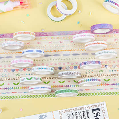 0.8cm tearable washi tape