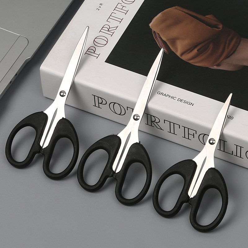 Stationery scissors, office and household sewing and paper cutting knives, stainless steel craft knives and scissors, portable student scissors