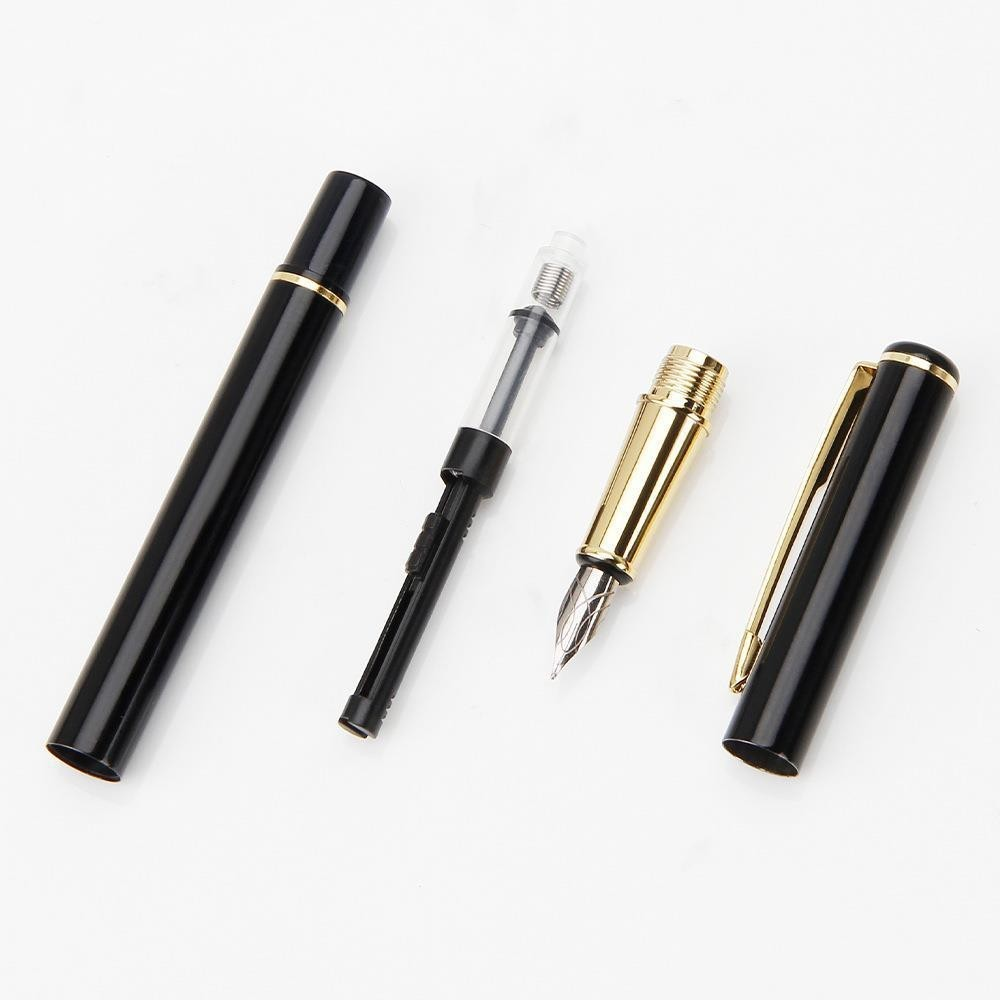 Multicolor business office metal fountain pen for practicing calligraphy
